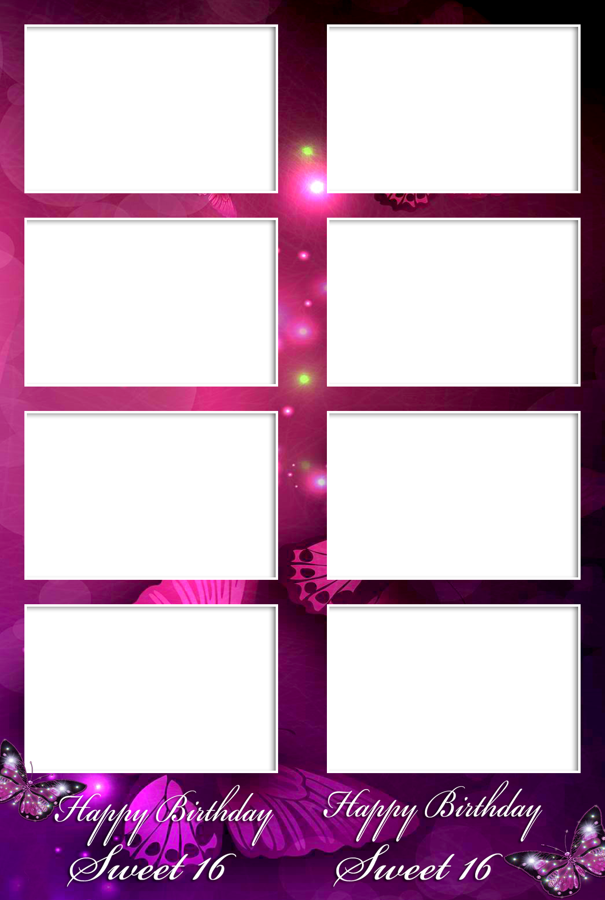 birthday photo booth layout 4