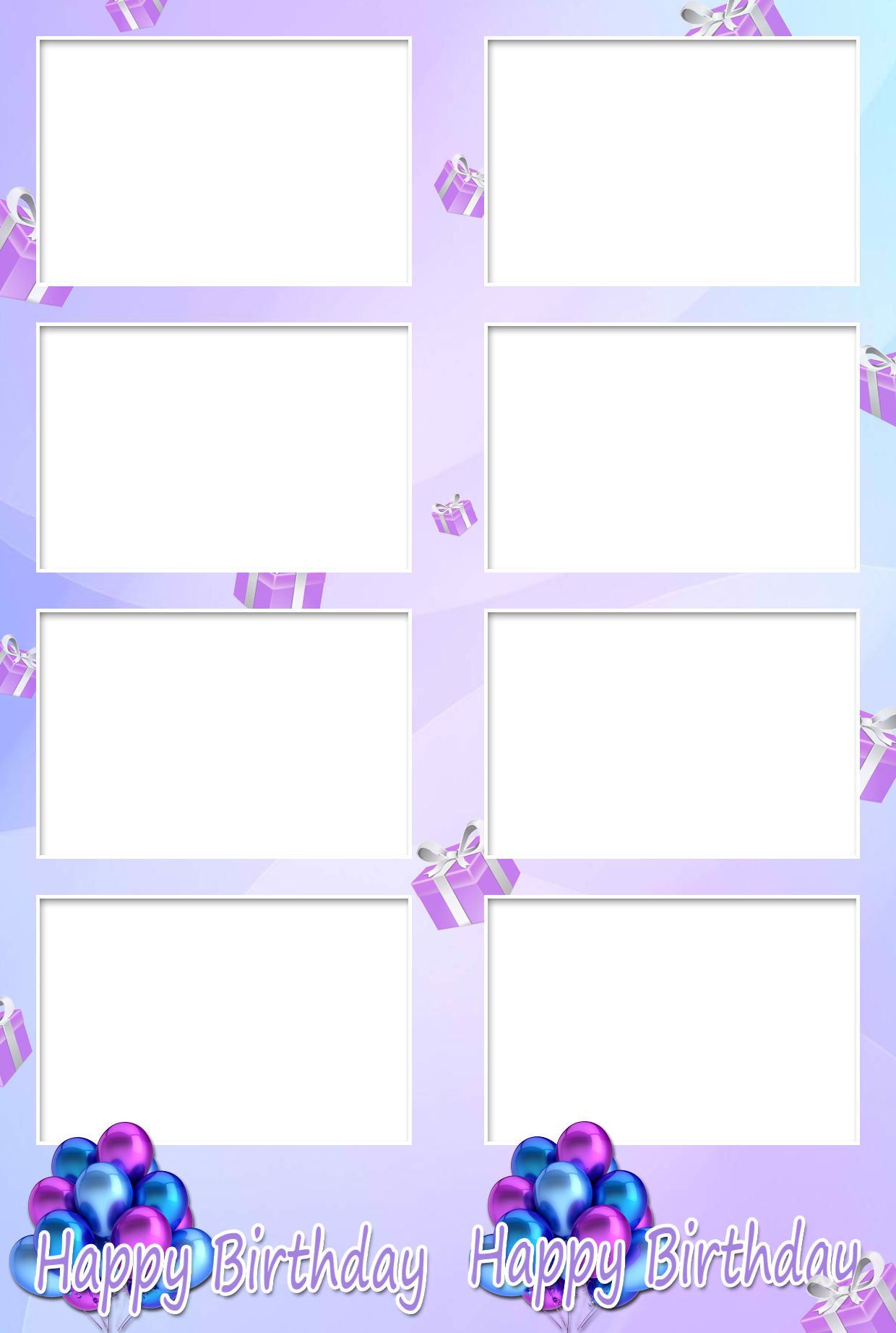 birthday photo booth layout 6